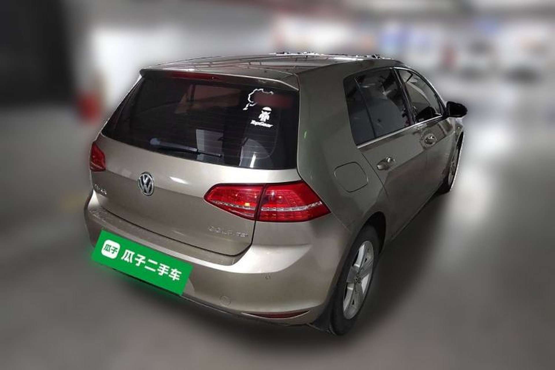 Used Volkswagen Golf 2014 1.4TSI Automatic Luxury Model Rear Right 45 Deg