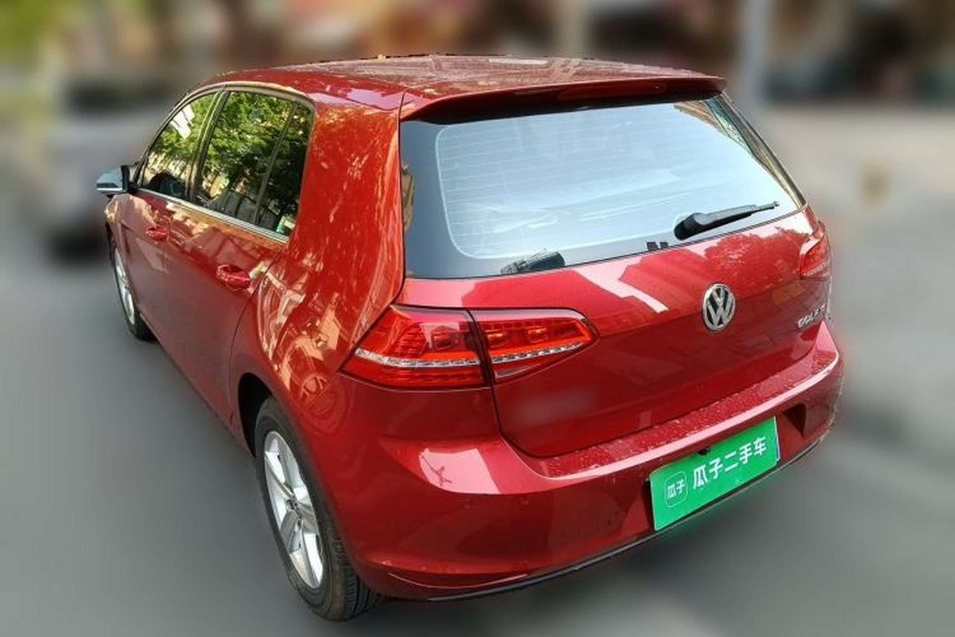 Used Volkswagen Golf 2015 1.4TSI Automatic Luxury Model Rear Left 45 Deg