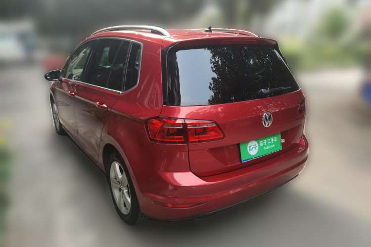 Used Volkswagen Golf 2015 1.4TSI Sportsvan Rear Left 45 Deg
