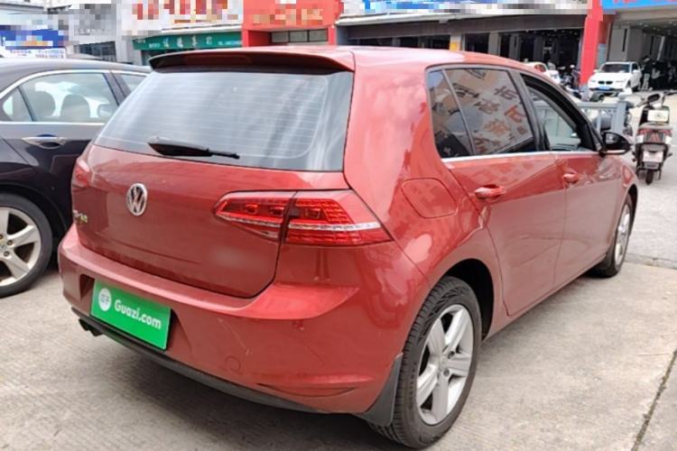 Used Volkswagen Golf 2015 1.4TSI Automatic Luxury Model Rear Right 45 Deg