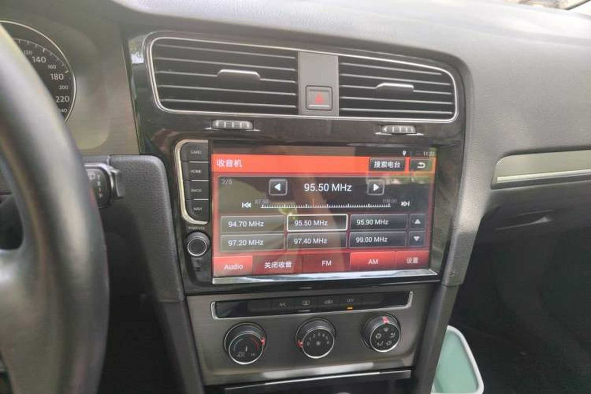 Used Volkswagen Golf 2015 1.4TSI Automatic Comfort Model Audio And AC Panel