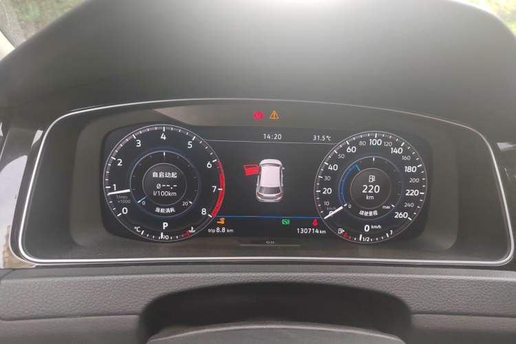Used Volkswagen Golf 2015 1.4TSI Automatic Flagship Model Instrument Cluster