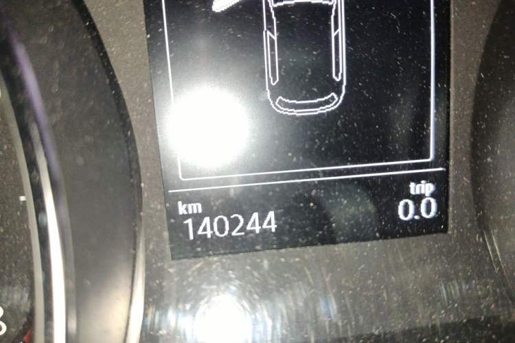 Used Volkswagen Golf 2015 1.4TSI Automatic Flagship Model Odometer Close Up