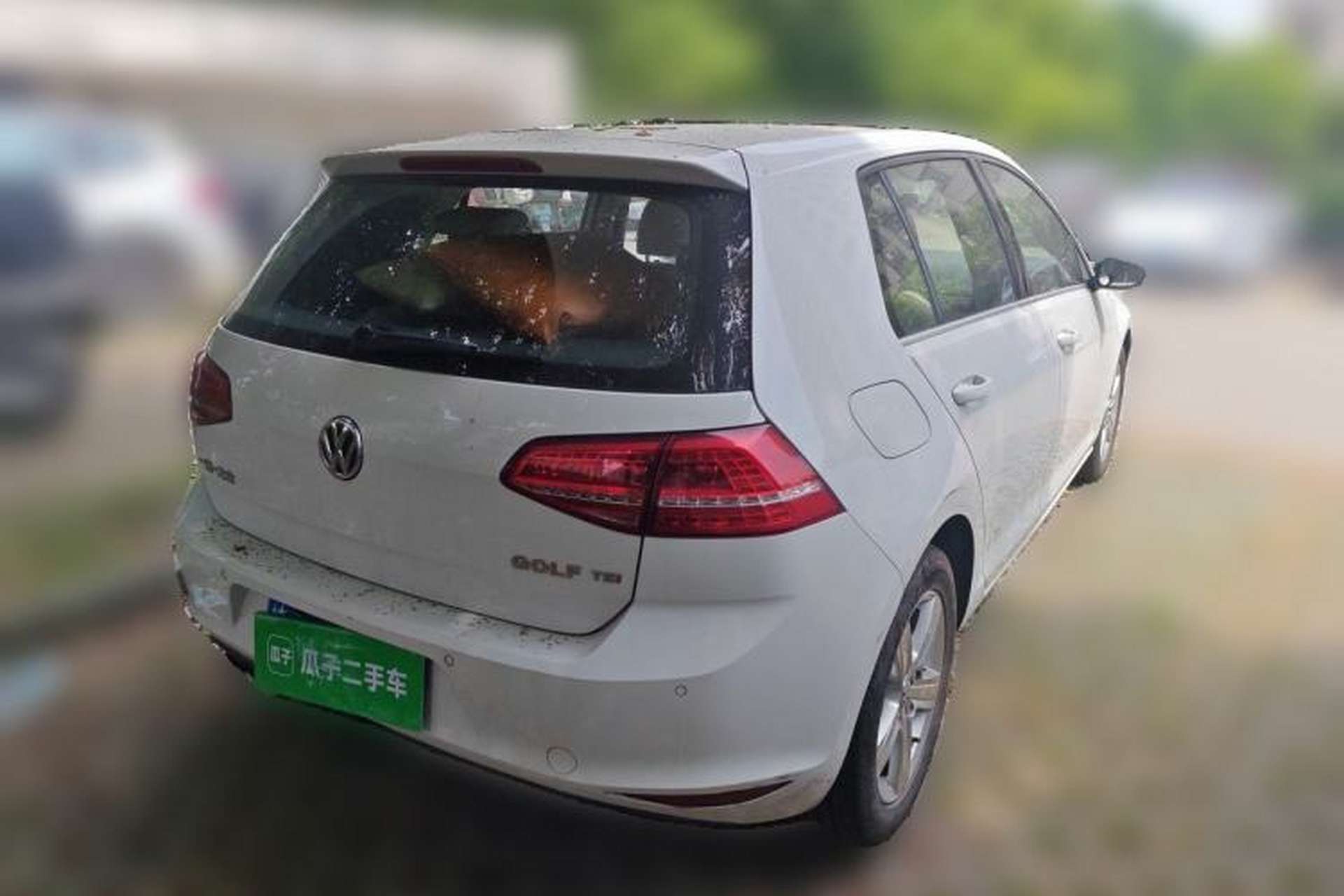 Used Volkswagen Golf 2015 1.4TSI Automatic Luxury Model Rear Right 45 Deg
