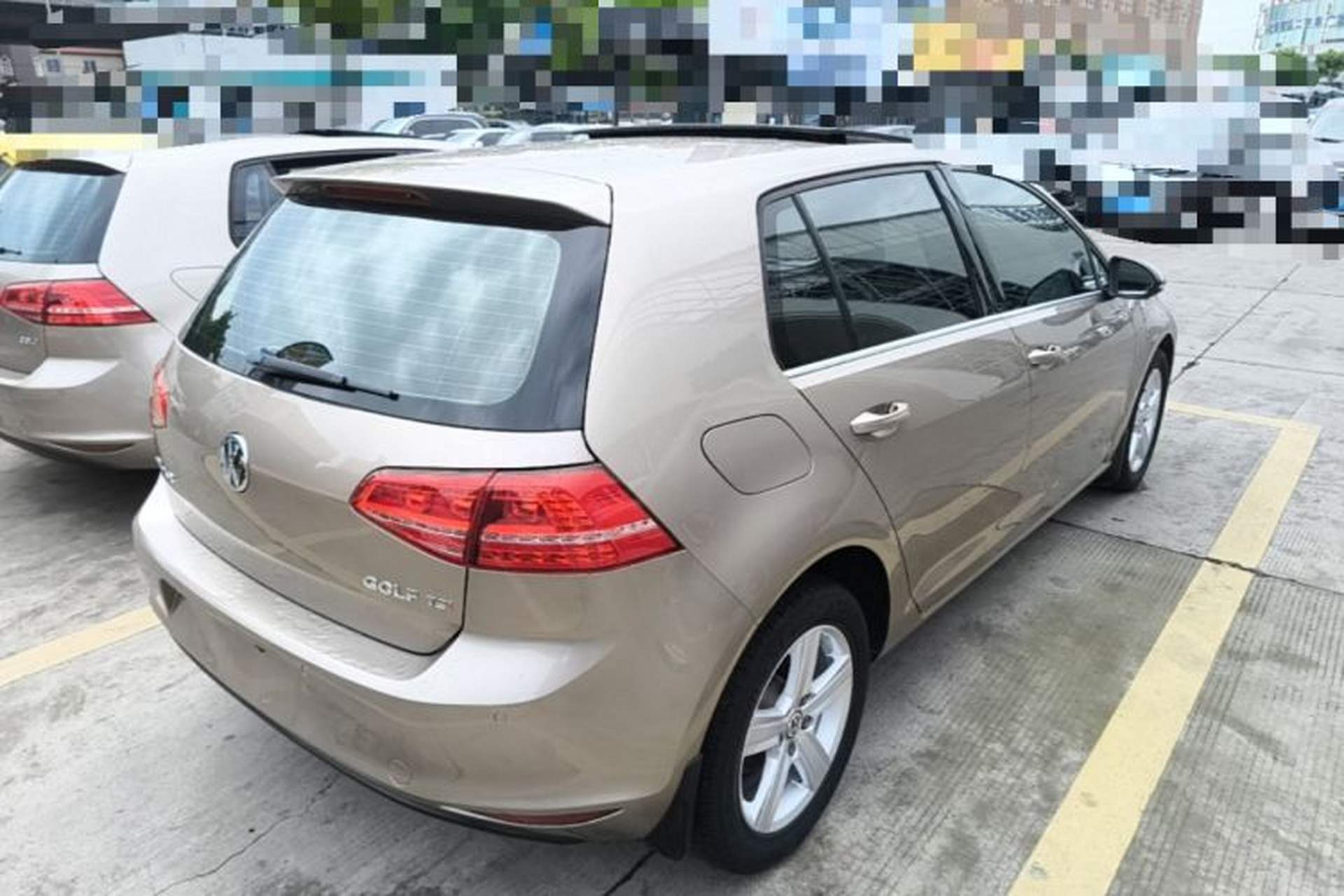 Used Volkswagen Golf 2015 1.4TSI Automatic Luxury Model Rear Right 45 Deg