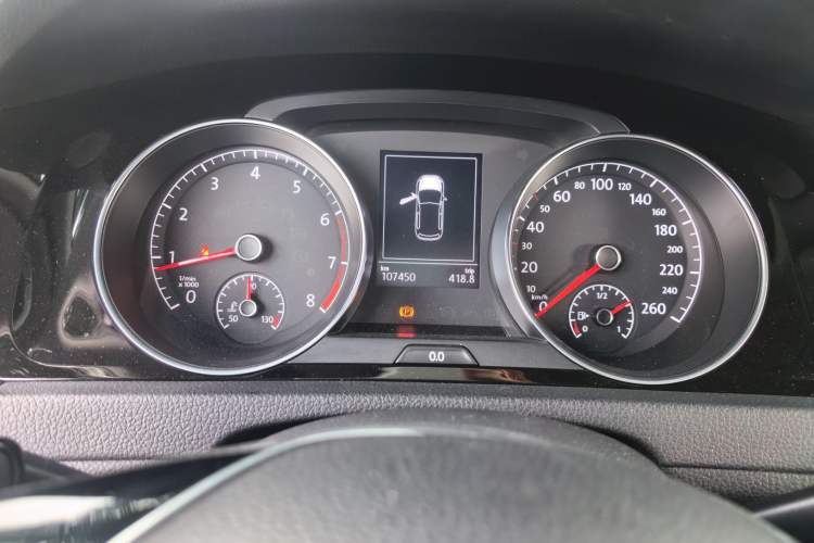 Used Volkswagen Golf 2016 280TSI Automatic Flagship Model Odometer Close Up