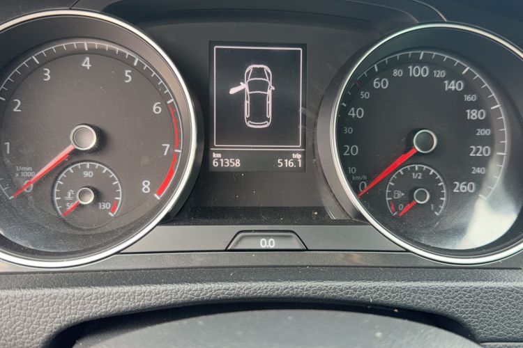 Used Volkswagen Golf 2017 230TSI Automatic Comfort Edition – Celebrating Milestone of One Million Units Odometer Close Up
