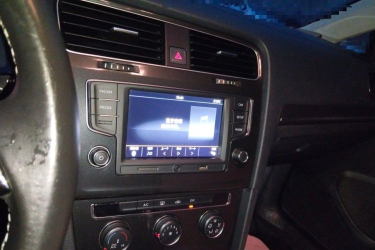 Used Volkswagen Golf 2017 230TSI Automatic Comfort Edition – Celebrating Milestone of One Million Units Audio And AC Panel