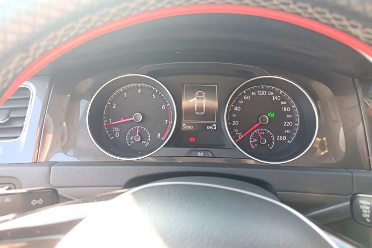 Used Volkswagen Golf 2017 230TSI Automatic Comfort Edition – Celebrating Milestone of One Million Units Instrument Cluster