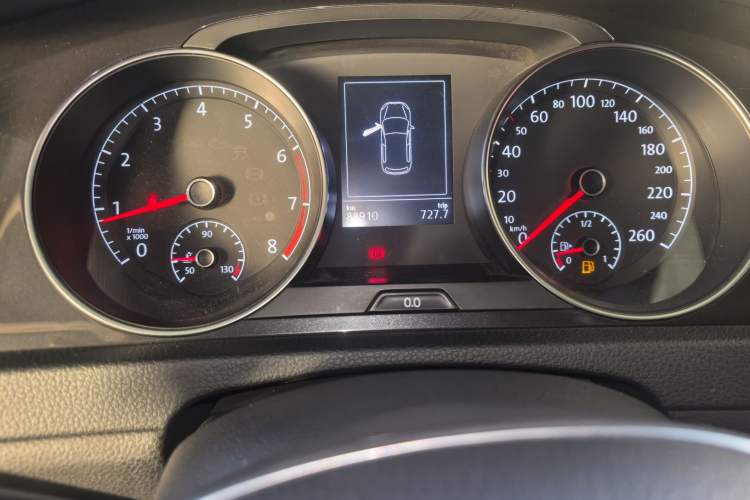 Used Volkswagen Golf 2017 230TSI Manual Comfort Edition – Celebrating Milestone of One Million Units Odometer Close Up