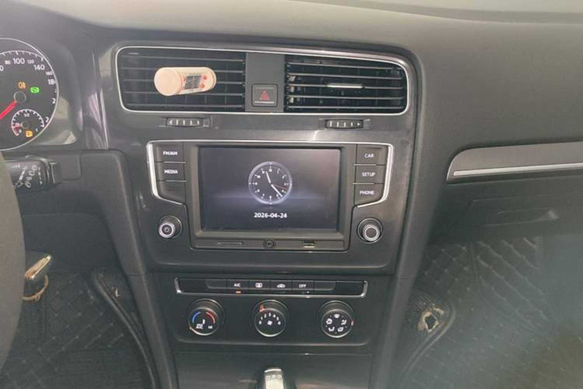 Used Volkswagen Golf 2017 230TSI Automatic Comfort Edition – Celebrating Milestone of One Million Units Audio And AC Panel