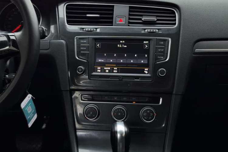 Used Volkswagen Golf 2017 230TSI Automatic Comfort Edition – Celebrating Milestone of One Million Units Audio And AC Panel