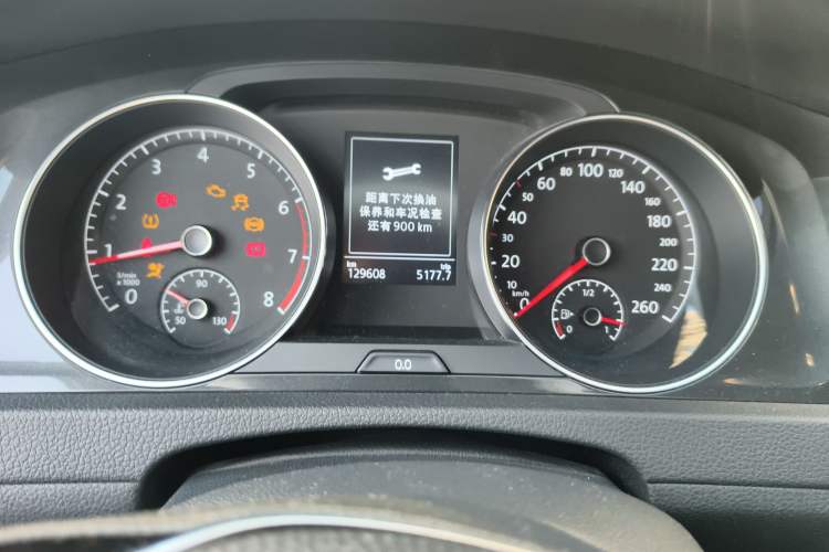 Used Volkswagen Golf 2017 230TSI Automatic Comfort Edition – Celebrating Milestone of One Million Units Instrument Cluster