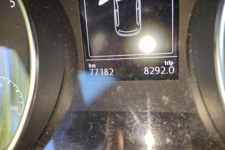Used Volkswagen Golf 2018 280TSI Automatic R-Line Model Odometer Close Up