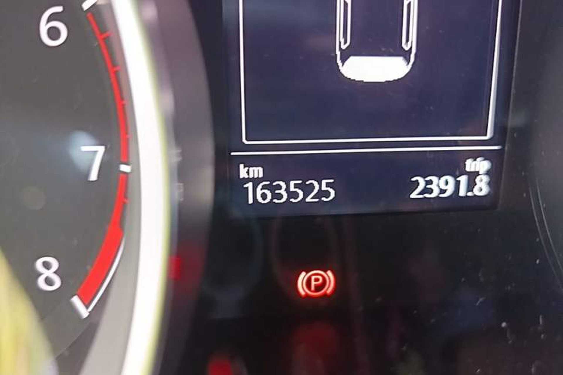 Used Volkswagen Golf 2018 280TSI Automatic R-Line Model Odometer Close Up