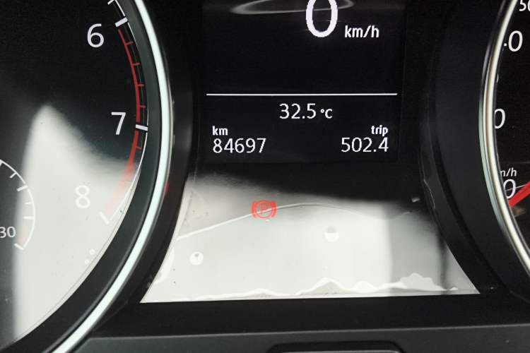 Used Volkswagen Golf 2018 280TSI Automatic R-Line Model Odometer Close Up