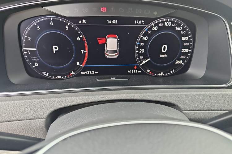 Used Volkswagen Golf 2018 280TSI Automatic Flagship Model Odometer Close Up