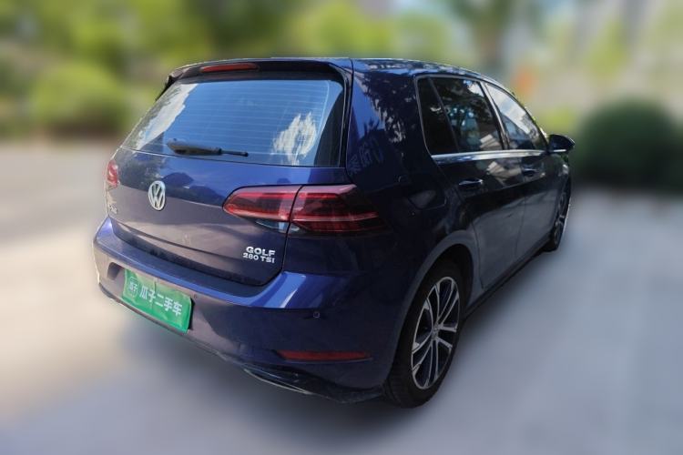 Used Volkswagen Golf 2018 280TSI Automatic R-Line Model Rear Right 45 Deg
