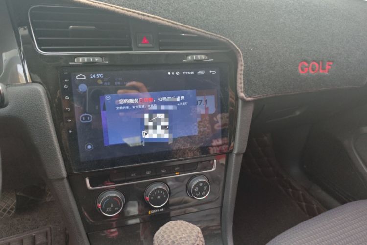Used Volkswagen Golf 2018 1.6L Automatic Comfort Model Audio And AC Panel