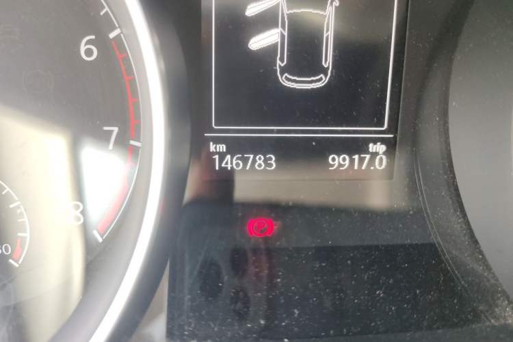 Used Volkswagen Golf 2018 230TSI Automatic Luxury Version Odometer Close Up