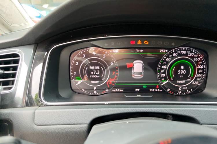 Used Volkswagen Golf 2018 230TSI Automatic Luxury Version Instrument Cluster