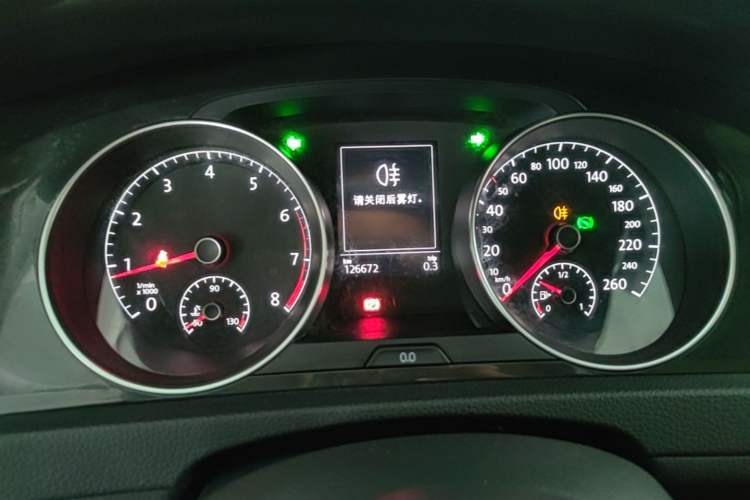 Used Volkswagen Golf 2018 230TSI Automatic Comfort Model Instrument Cluster