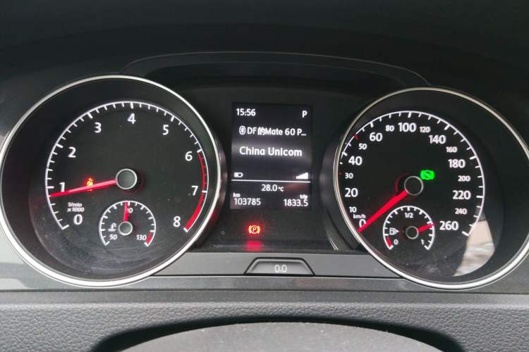 Used Volkswagen Golf 2018 230TSI Automatic Luxury Version Instrument Cluster