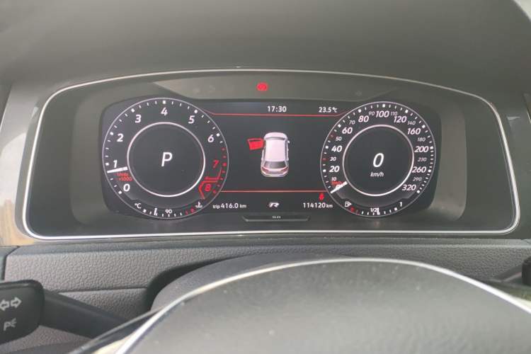Used Volkswagen Golf 2018 280TSI Automatic Flagship Model Instrument Cluster