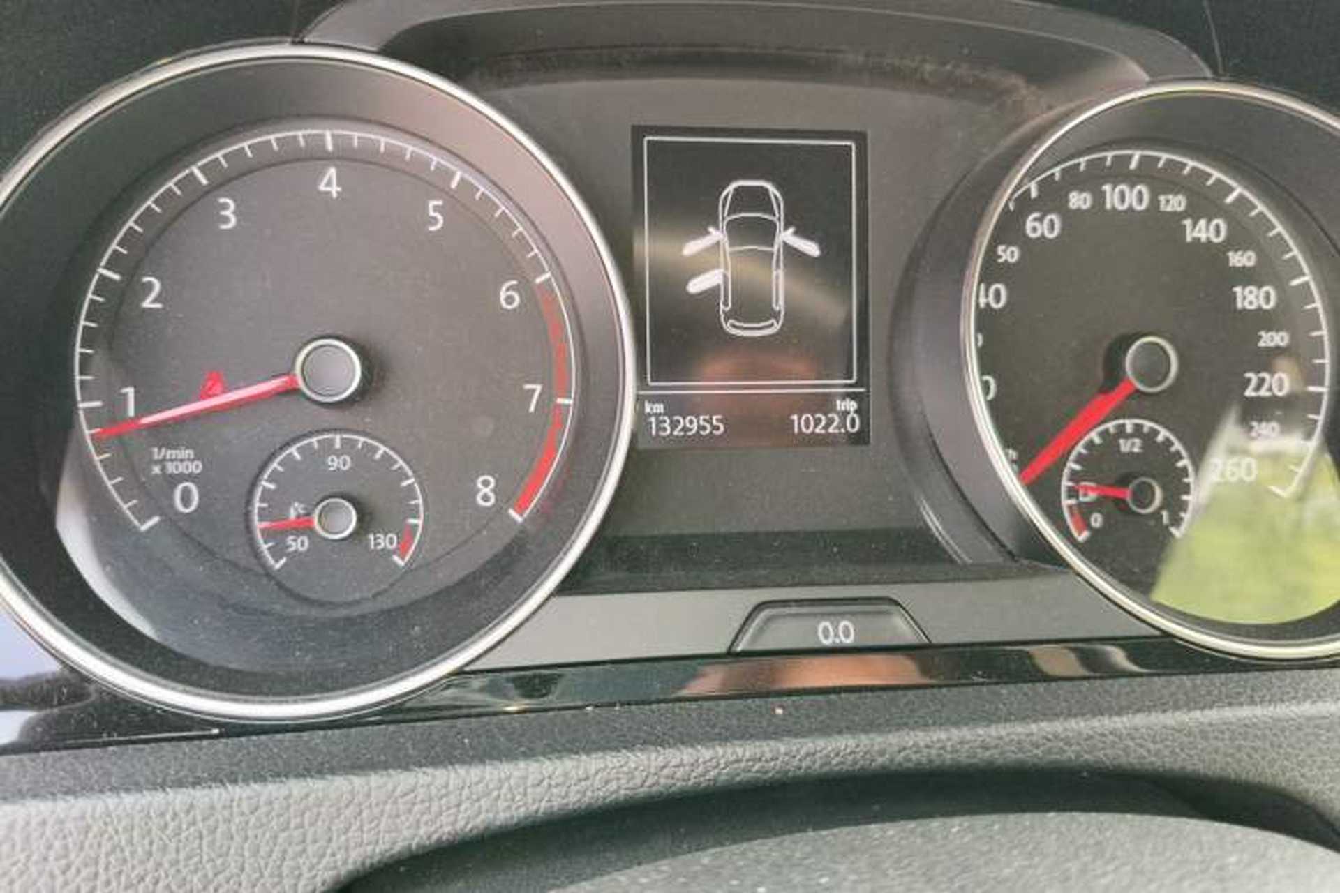 Used Volkswagen Golf 2018 280TSI Automatic R-Line Model Odometer Close Up