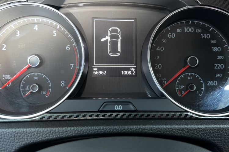 Used Volkswagen Golf 2018 280TSI Automatic R-Line Model Odometer Close Up