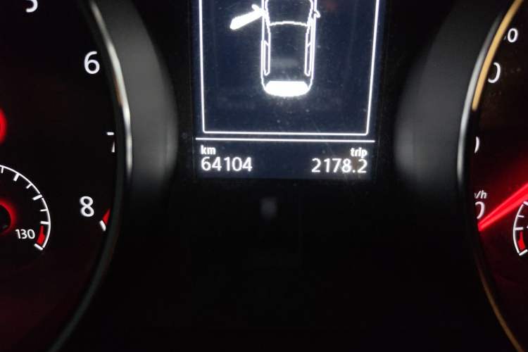 Used Volkswagen Golf 2018 1.6L Automatic Comfort Model Odometer Close Up