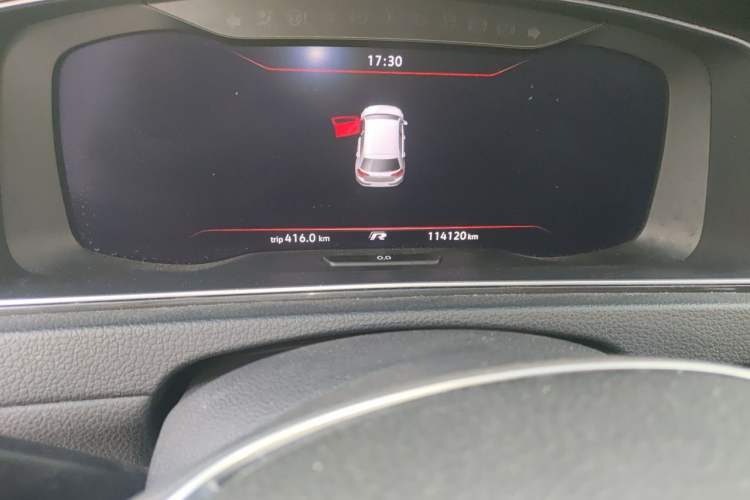 Used Volkswagen Golf 2018 280TSI Automatic Flagship Model Odometer Close Up