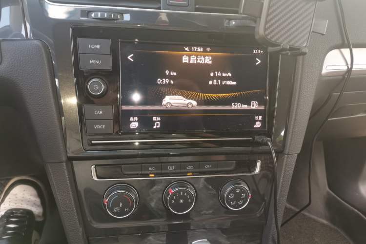 Used Volkswagen Golf 2019 280TSI DSG Comfort Version China V Standard Audio And AC Panel