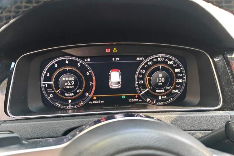 Used Volkswagen Golf 2019 280TSI DSG R-Line China VI Standard Instrument Cluster