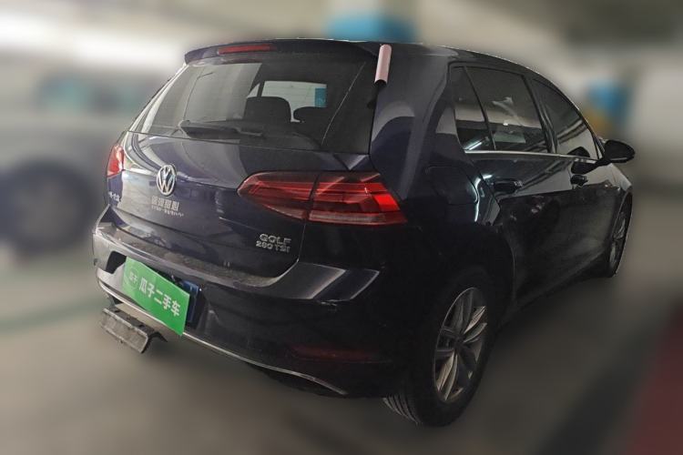 Used Volkswagen Golf 2019 280TSI DSG Comfort Version China V Standard Rear Right 45 Deg