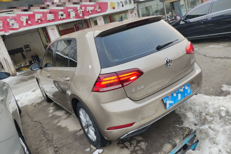 Used Volkswagen Golf 2019 280TSI DSG Comfort Version China VI Standard Rear Left 45 Deg