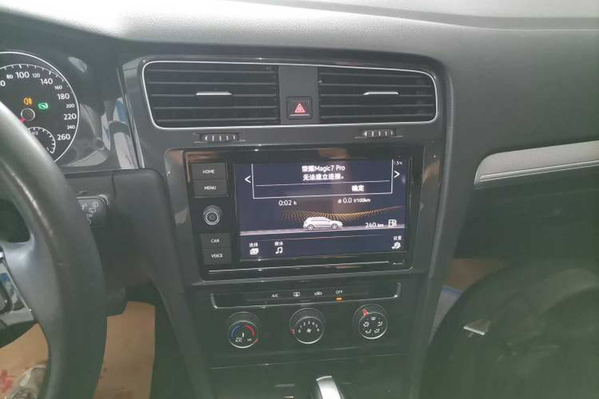 Used Volkswagen Golf 2019 1.6L Automatic Comfort Model China V Standard Audio And AC Panel