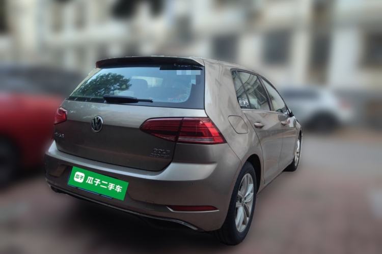 Used Volkswagen Golf 2019 280TSI DSG Comfort Version China VI Standard Rear Right 45 Deg
