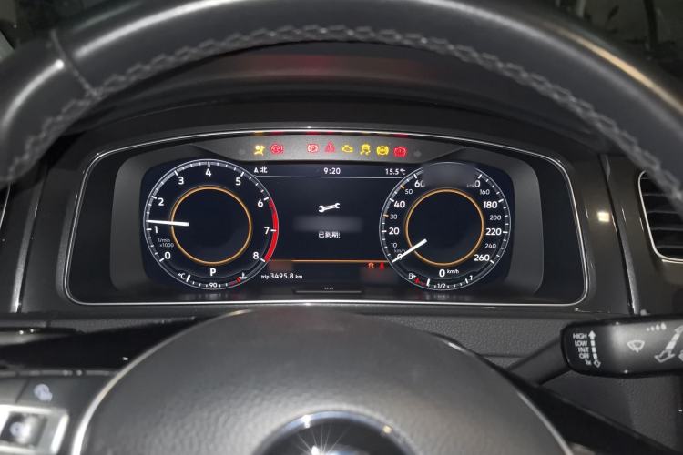 Used Volkswagen Golf 2019 280TSI DSG Luxury Version China VI Standard Instrument Cluster