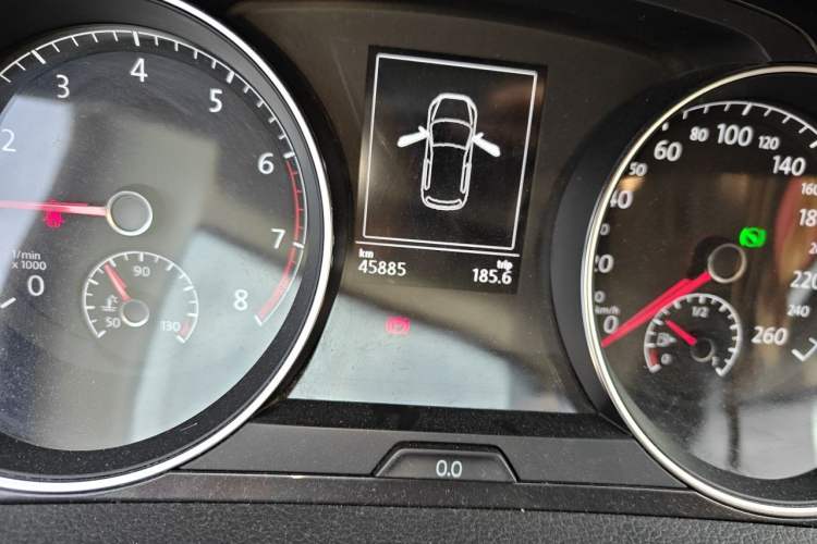 Used Volkswagen Golf 2019 280TSI DSG Comfort Version China V Standard Odometer Close Up