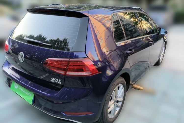 Used Volkswagen Golf 2019 280TSI DSG Comfort Version China VI Standard Rear Right 45 Deg