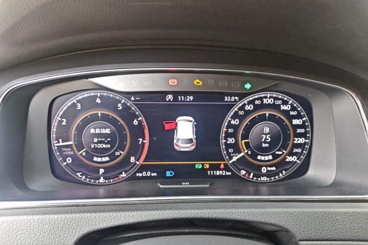 Used Volkswagen Golf 2019 280TSI DSG Luxury Version China VI Standard Instrument Cluster