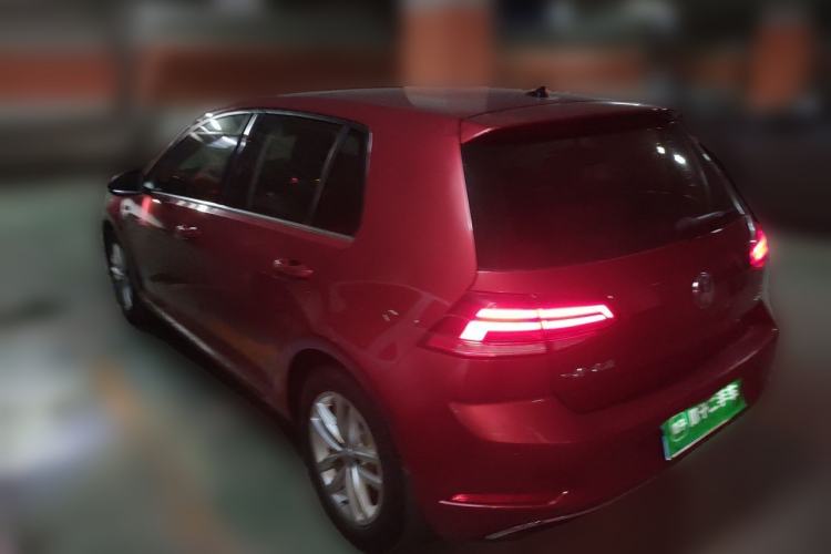 Used Volkswagen Golf 2019 280TSI DSG Comfort Version China VI Standard Rear Left 45 Deg