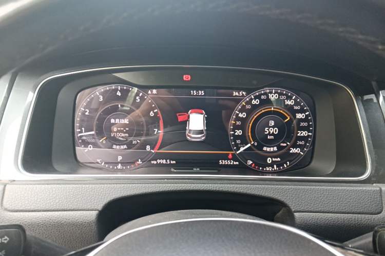 Used Volkswagen Golf 2019 280TSI DSG Luxury Version China VI Standard Instrument Cluster
