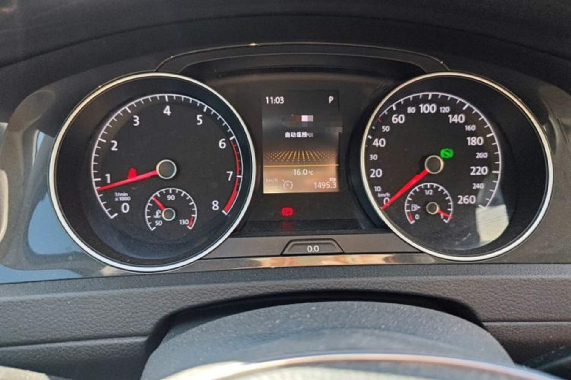 Used Volkswagen Golf 2019 1.8TSI Travel Edition Instrument Cluster