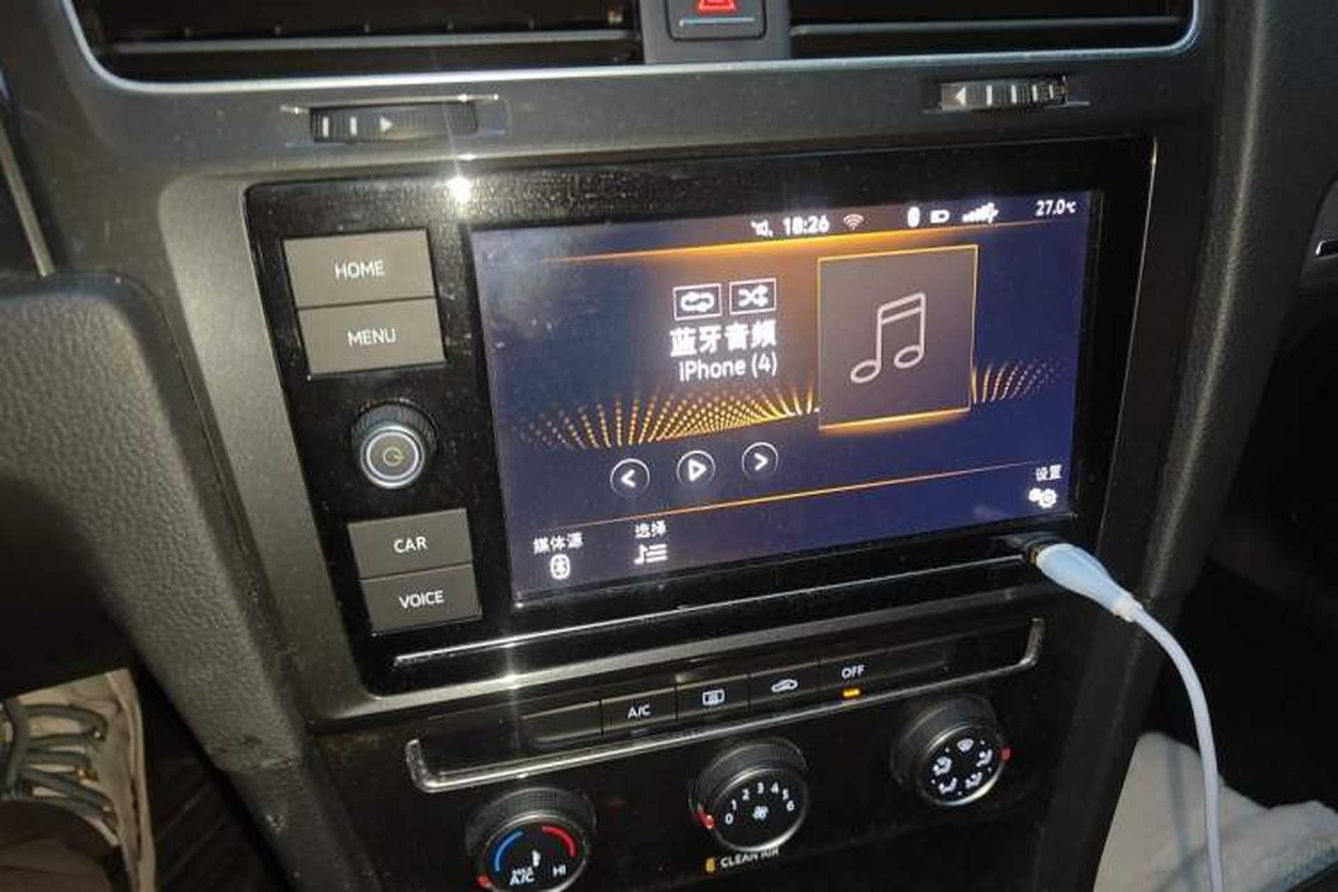 Used Volkswagen Golf 2019 1.6L Automatic Comfort Model China V Standard Audio And AC Panel