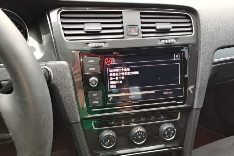 Used Volkswagen Golf 2019 280TSI DSG Luxury Version China VI Standard Audio And AC Panel