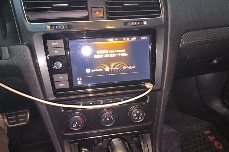Used Volkswagen Golf 2019 280TSI DSG Luxury Version China V Standard Audio And AC Panel