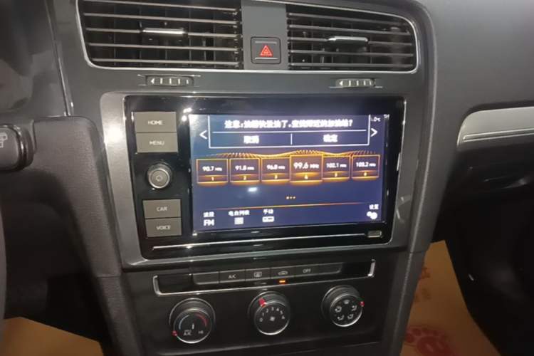 Used Volkswagen Golf 2019 1.6L Automatic Comfort Model China V Standard Audio And AC Panel