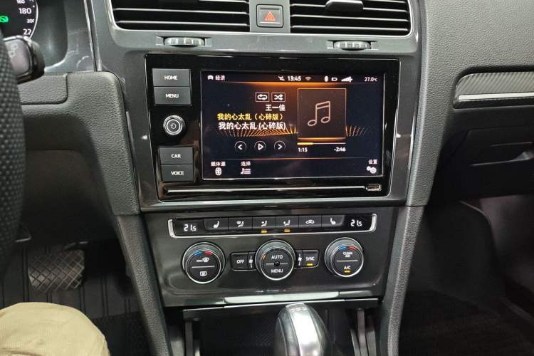 Used Volkswagen Golf 2019 280TSI DSG Flagship Model China V Standard Audio And AC Panel